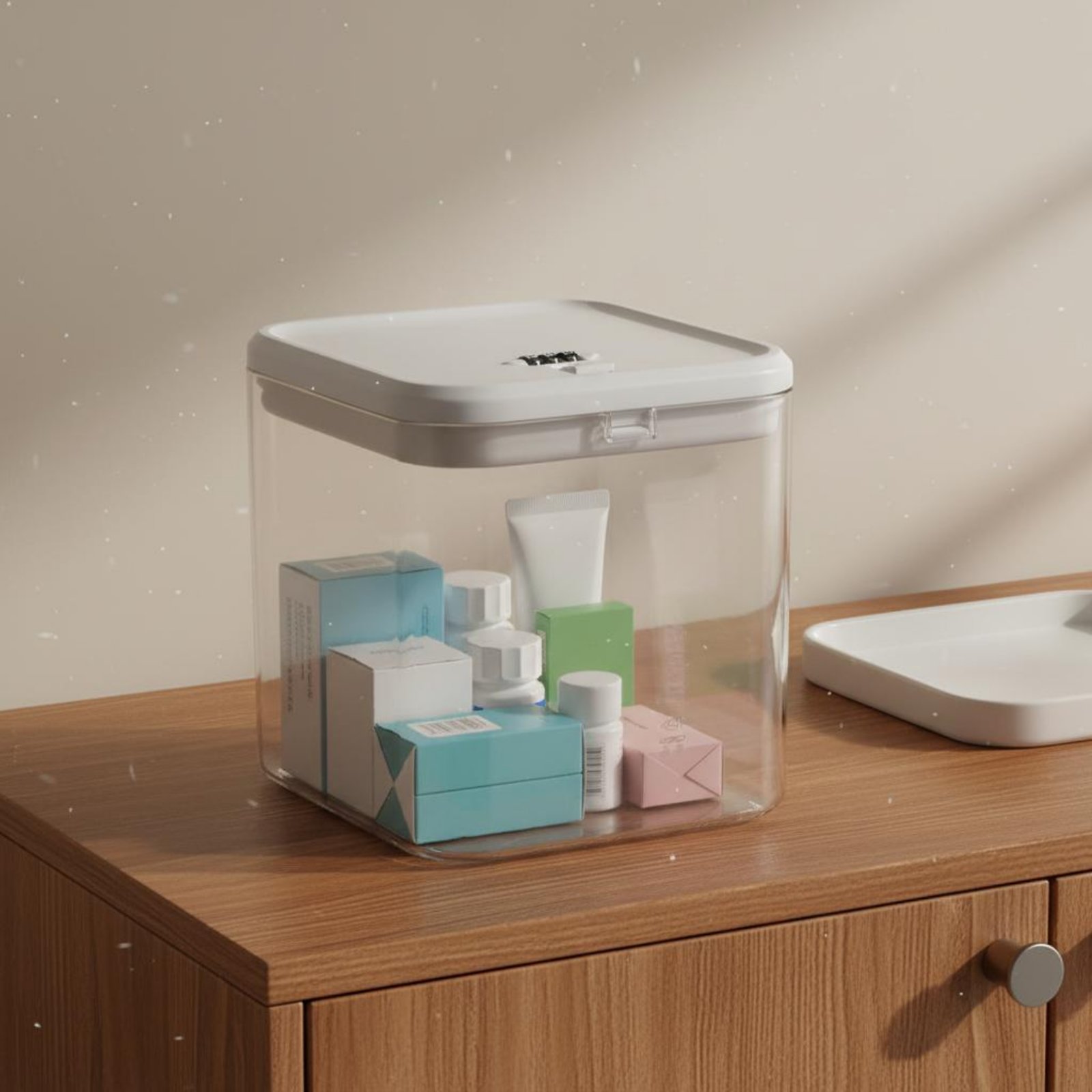 Food & Snacks Pdf - Clear Lockable Box Versatile Lockable Storage