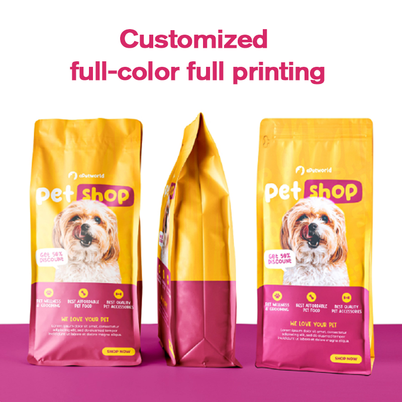 Food Lovers Snacks - Customized Full-Color Fully Print Side Zipper
