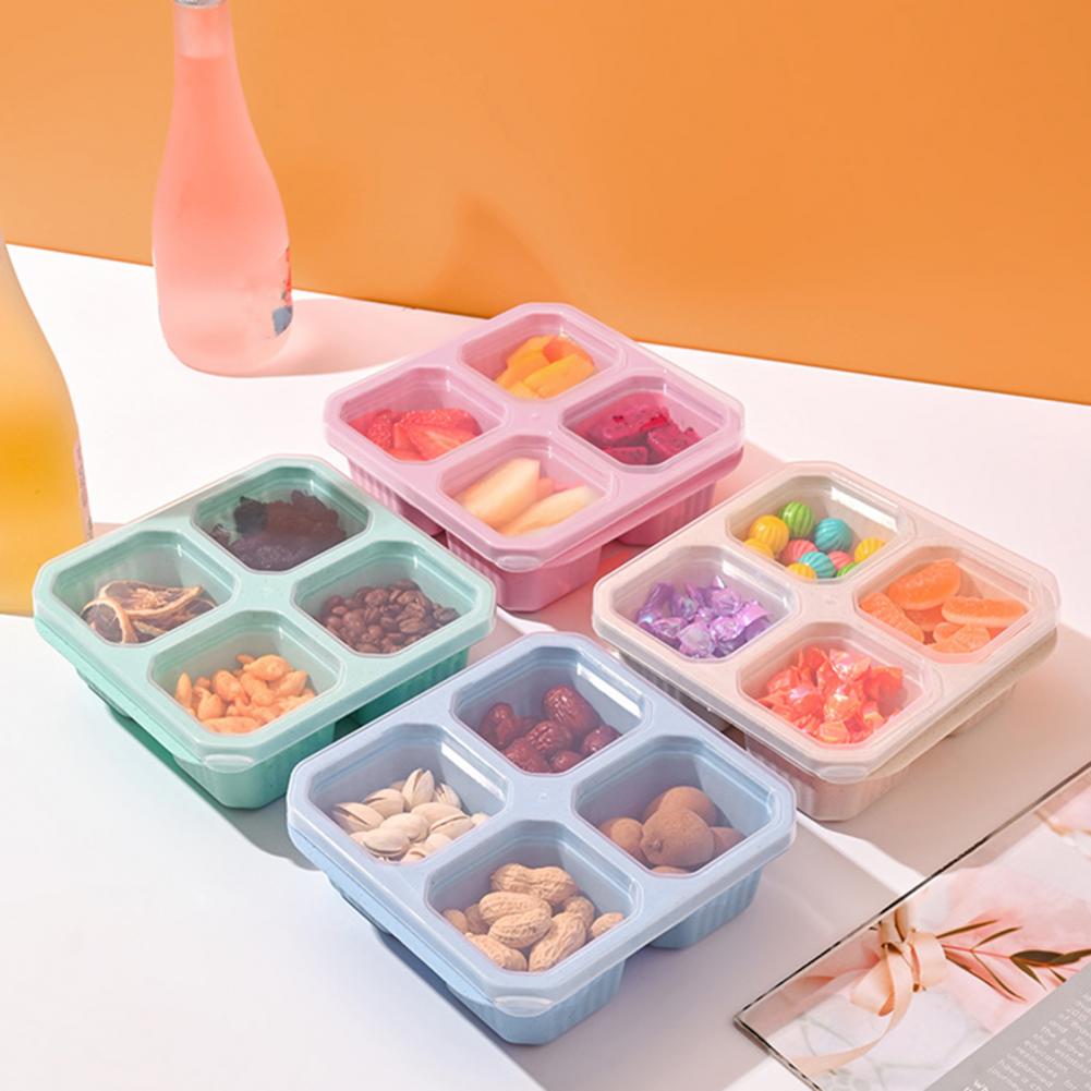 Food Snacks Easy - Snack Compartment Box 4 Pack Snack
