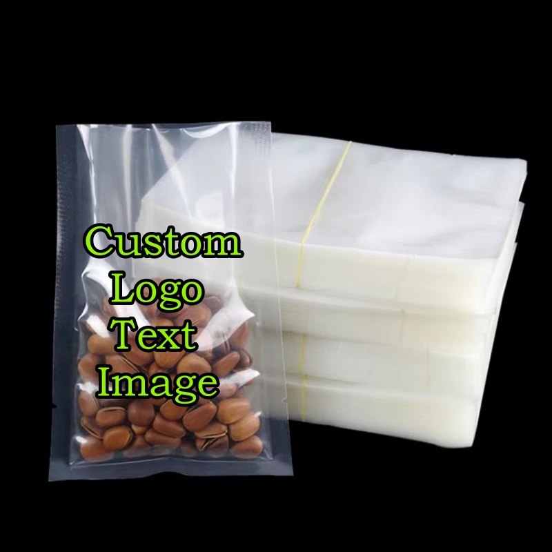Food Snacks Brands - 100PCS Open Top Clear Vacuum Plastic