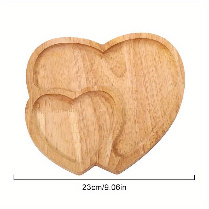1PC Wood Double Heart Shape Sn - огляд і ціна Dry Food Snacks