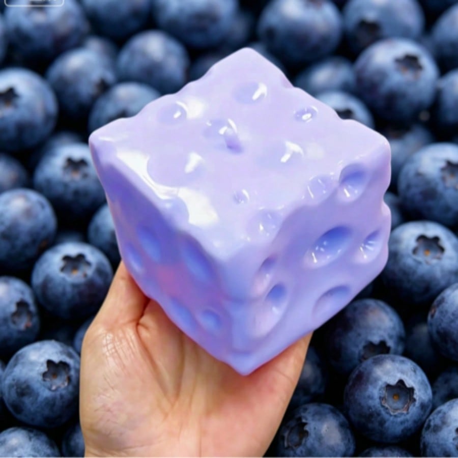 New Blueberry Color Cheese Squ - огляд і ціна Food & Snacks Pdf