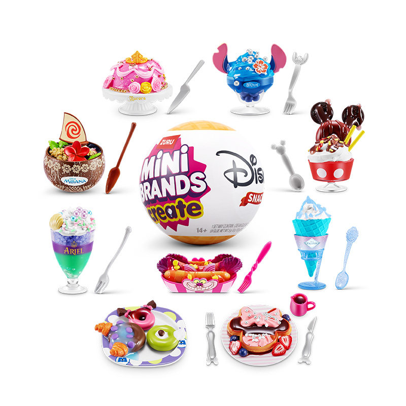 Zuru Mini Brands Create Disney - огляд і ціна Food Snacks Brands