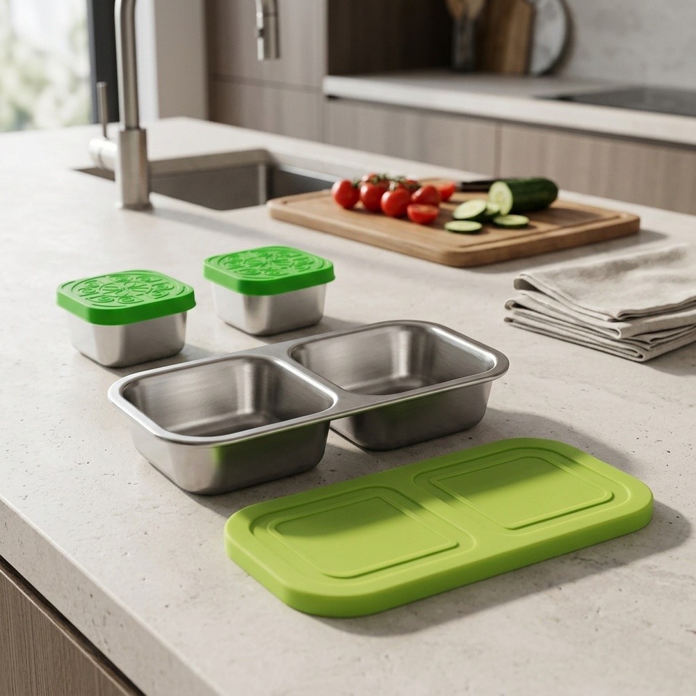 Stainless Steel Snack Containe - огляд і ціна Food Snacks Easy