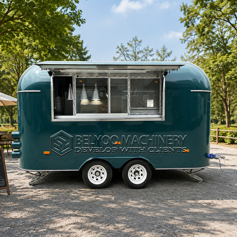 Belyoo Commercial Food Trailer - огляд і ціна Snacks Food Usa