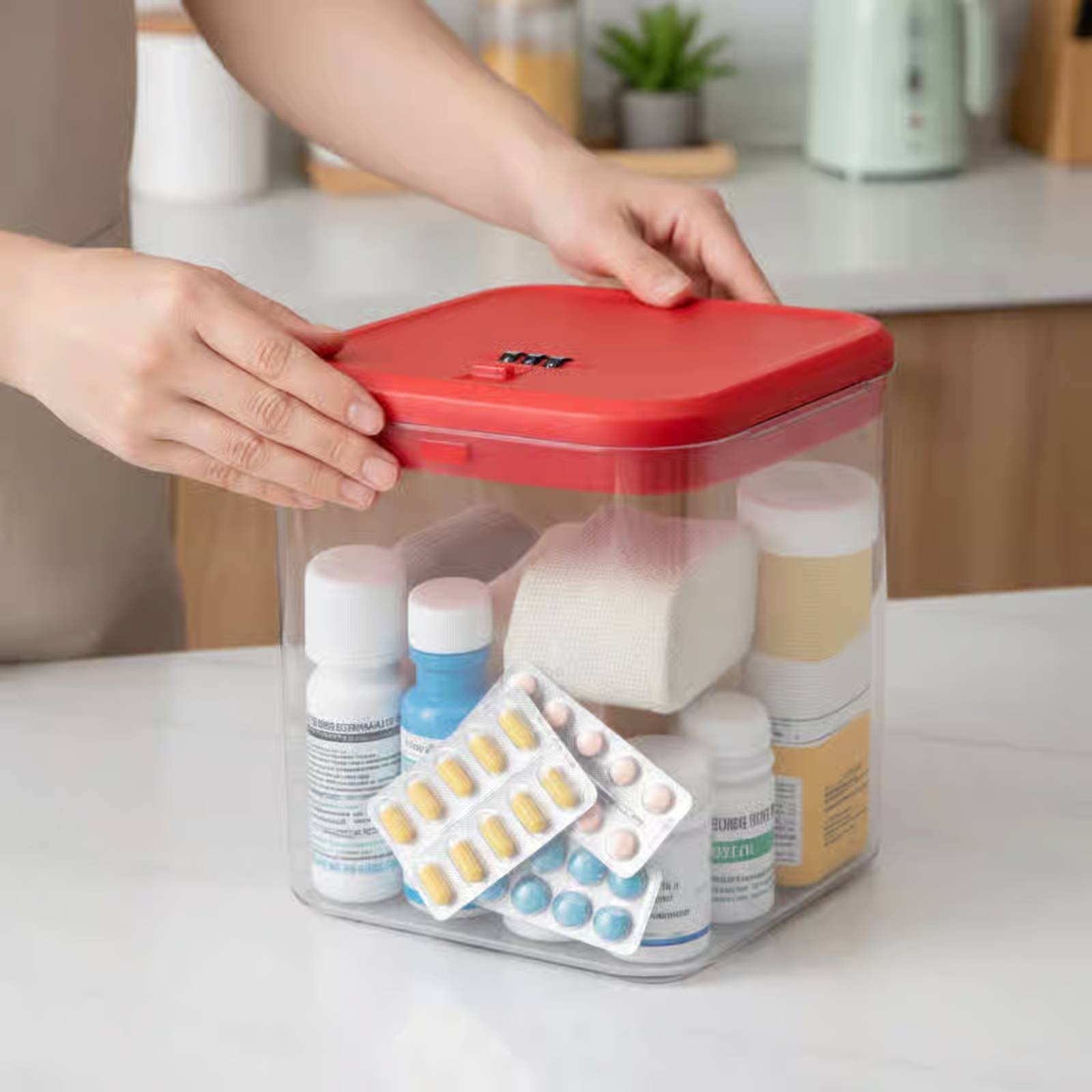 Clear Lockable Box Versatile L - огляд і ціна Food & Snacks Pdf