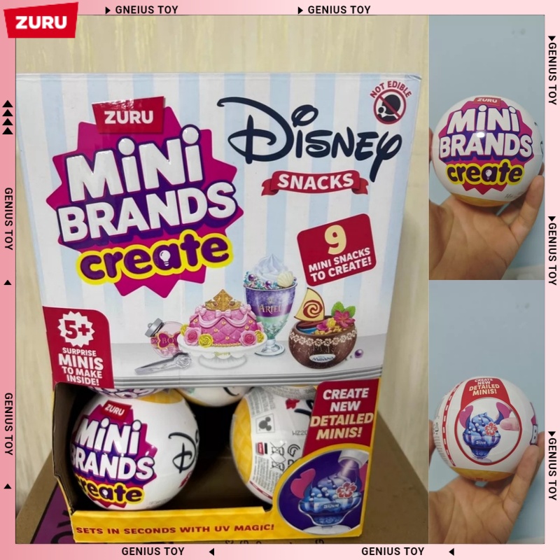 ZURU Mini Brands Create Disney - огляд і ціна Food Snacks Brands