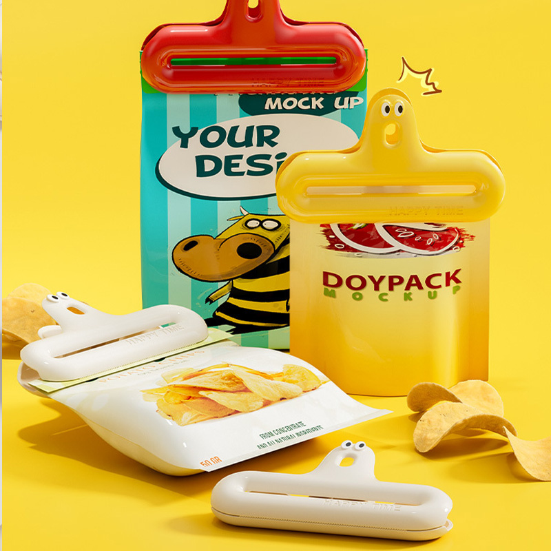 1/4 cartoon sealing clip moist - огляд і ціна Food Snacks Packaging