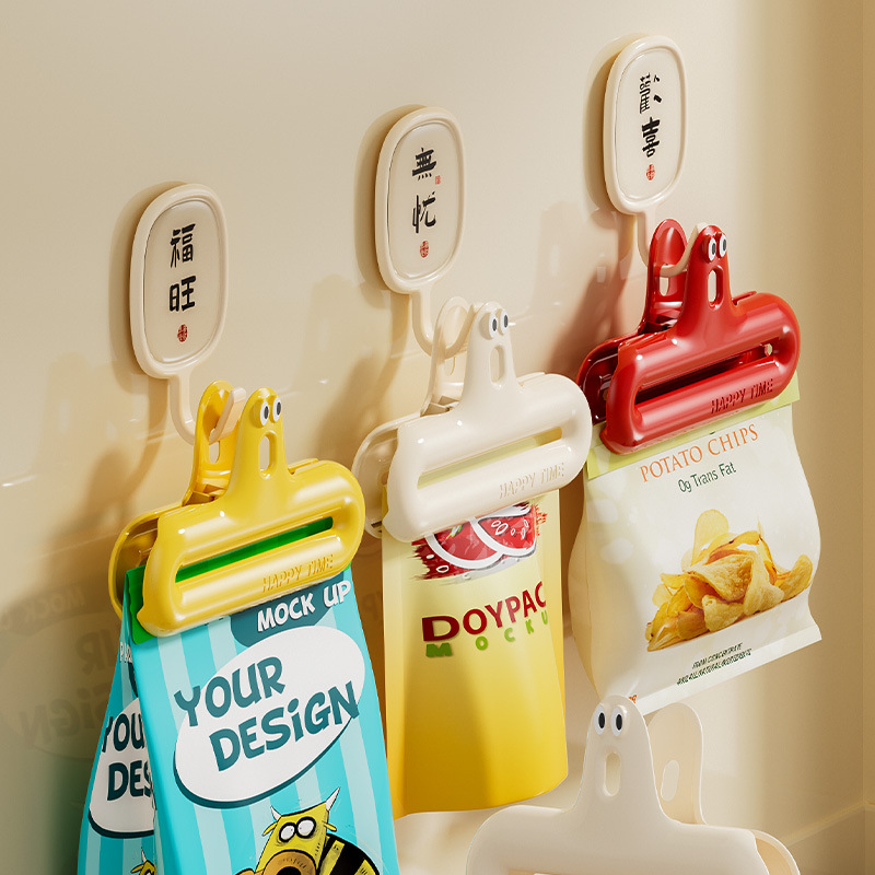 1/4 cartoon sealing clip moist - огляд і ціна Food Snacks Packaging