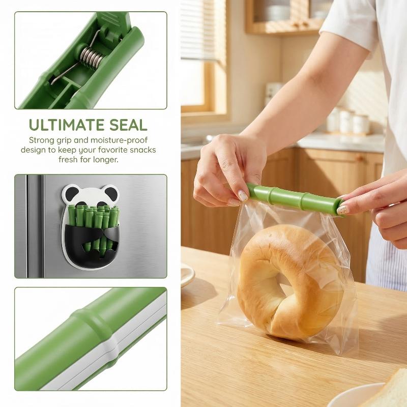 [E] 12PCS Panda Food Clips Sna - огляд і ціна Food E Snacks