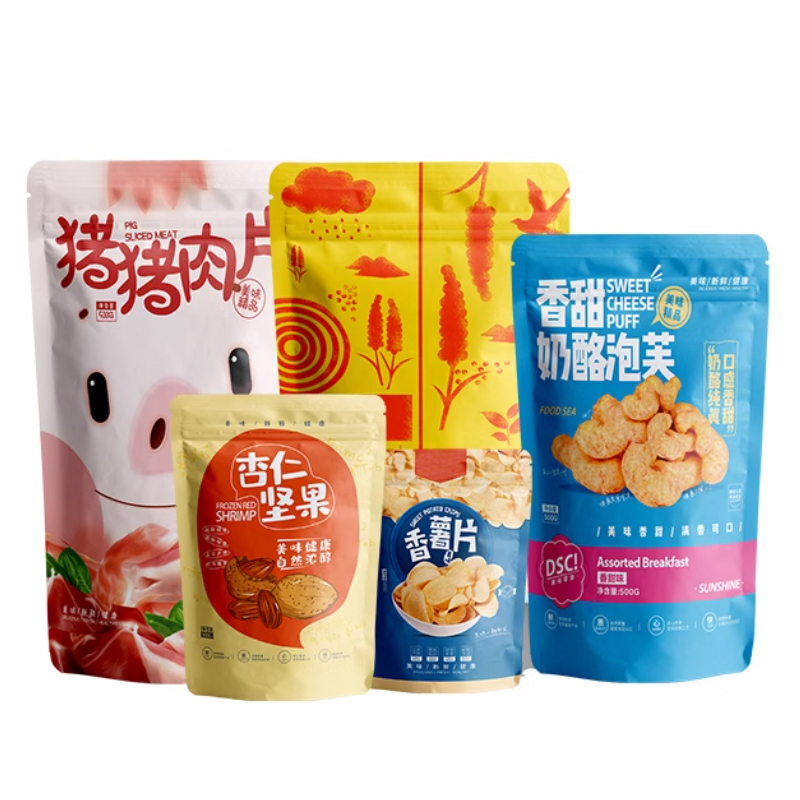 Customized Print Mylar Zipper  - огляд і ціна Food Lovers Snacks