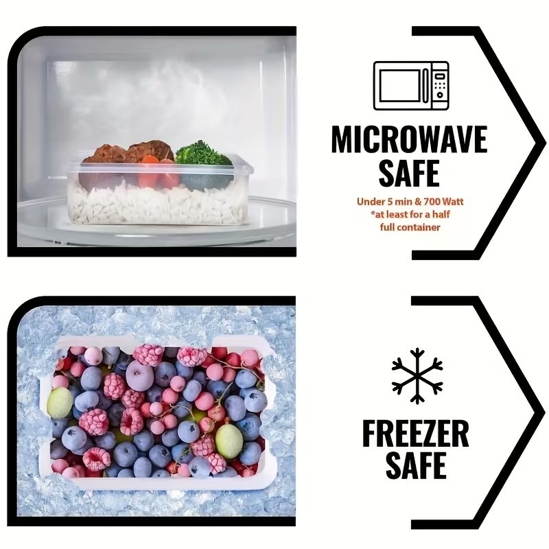 4-Piece Clear Food Storage Con - огляд і ціна Dry Food Snacks