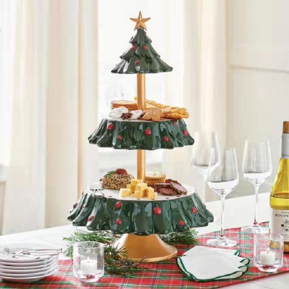 Christmas Tree Dessert Plate N - огляд і ціна Food City Snacks