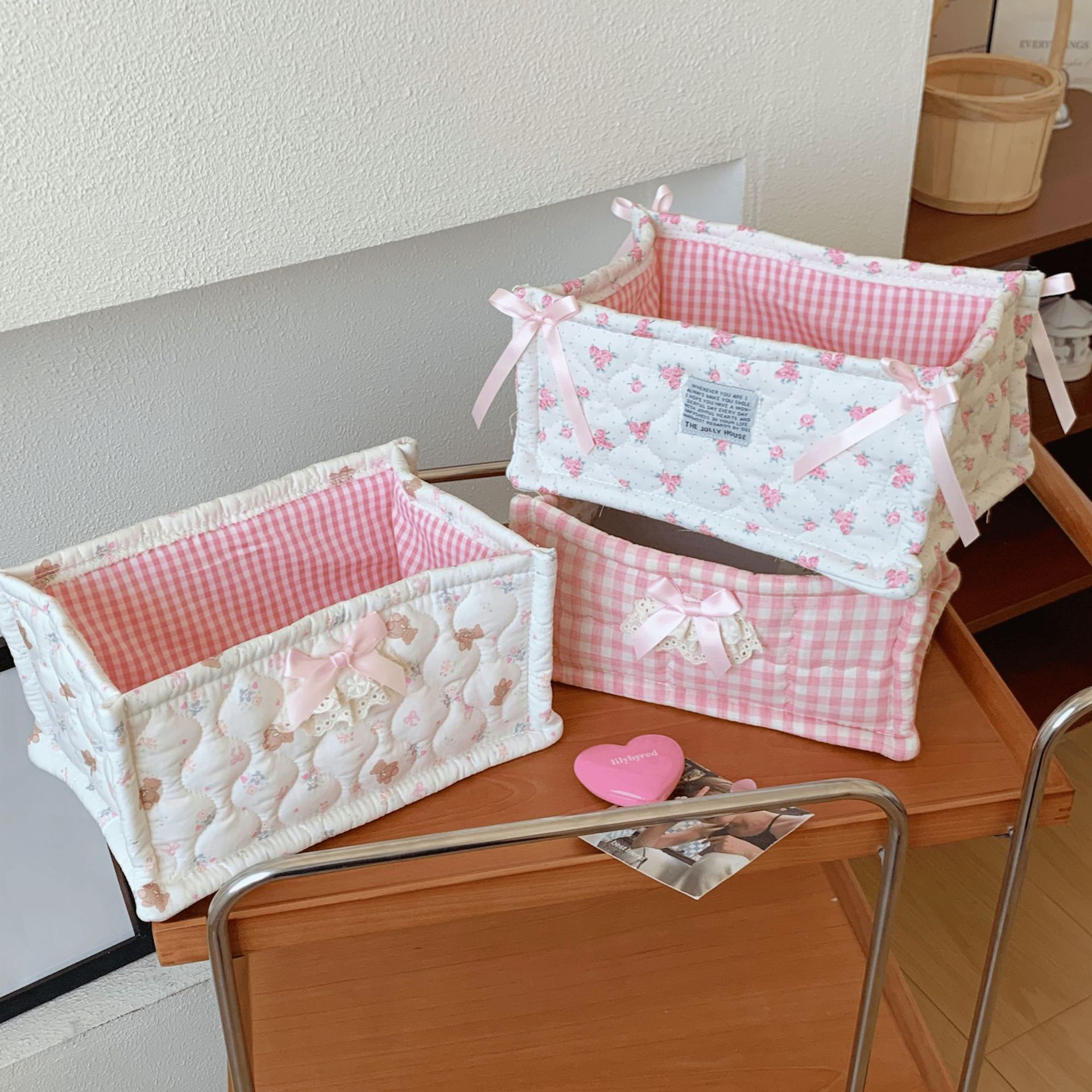 Cute Desktop Storage Basket wi - огляд і ціна Food Snacks Packaging