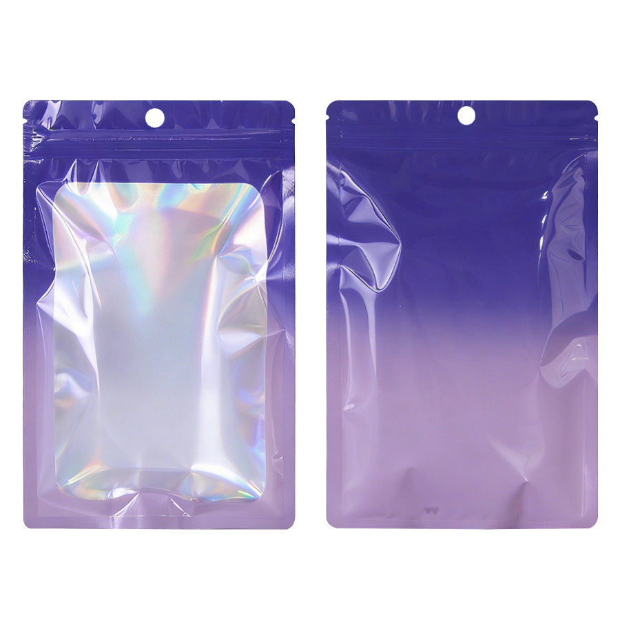 Holographic Color Square Zippe - огляд і ціна Snacks Food Usa
