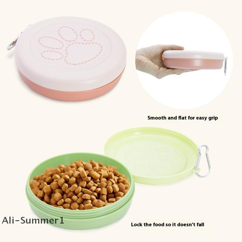 【E】1pc Pet Travel Bowl Pet Out - огляд і ціна Food E Snacks
