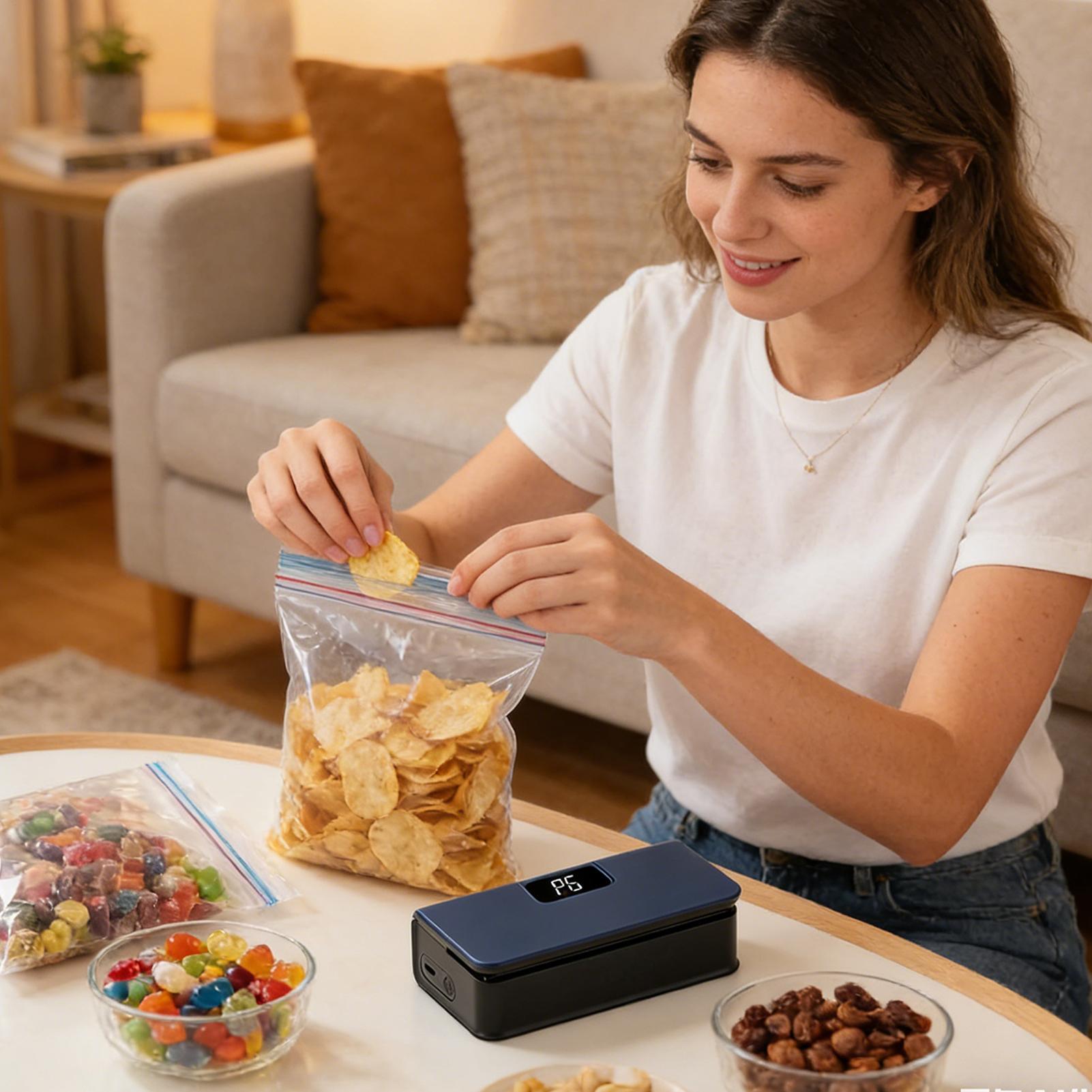Magnetic Bag Sealing Machine 6 - огляд і ціна Food Snacks Packaging