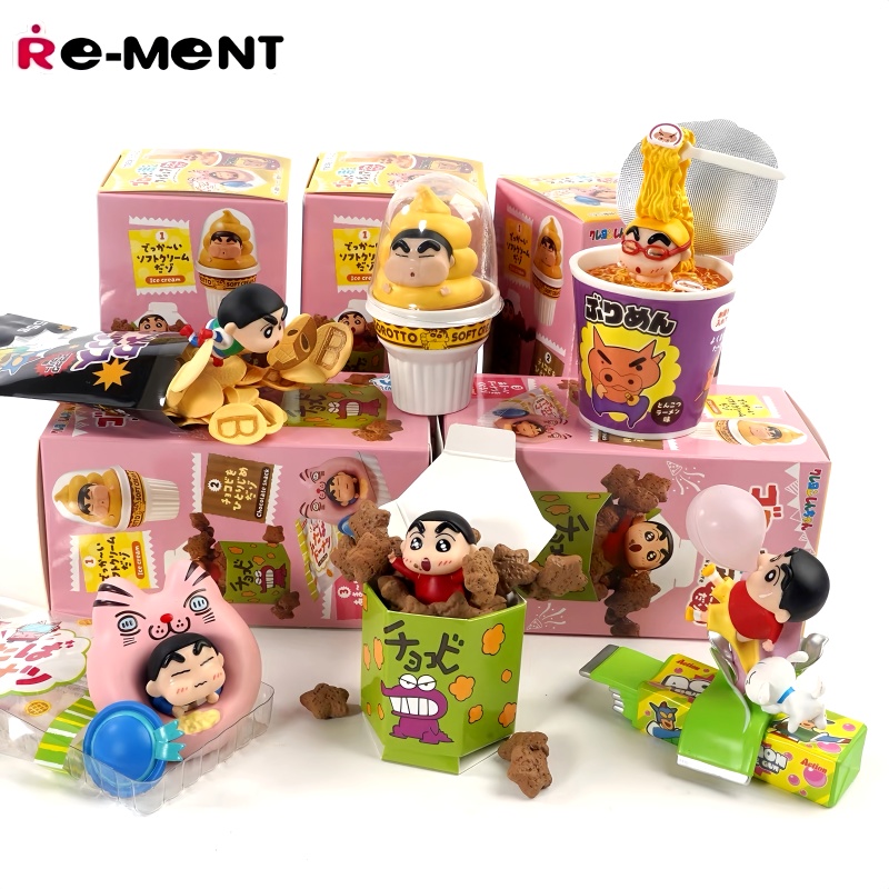 In Stock Re-ment Crayon Shin c - огляд і ціна Food Snacks Packaging