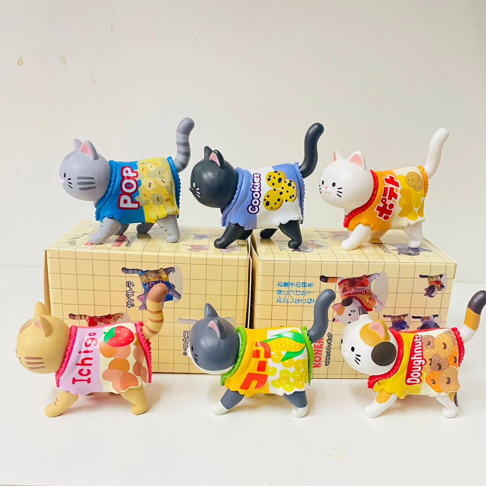 Cat Themed Blind Box Candy Pac - огляд і ціна Food Snacks Packaging