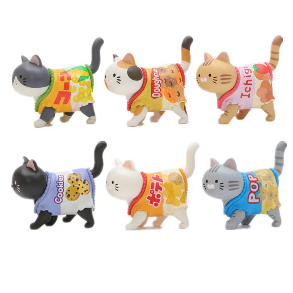 Cat Themed Blind Box Candy Pac - огляд і ціна Food Snacks Packaging