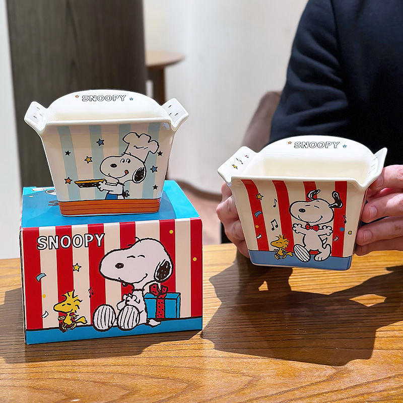 Snoopy Co-Branded Ceramic Popc - огляд і ціна Food Snacks Brands