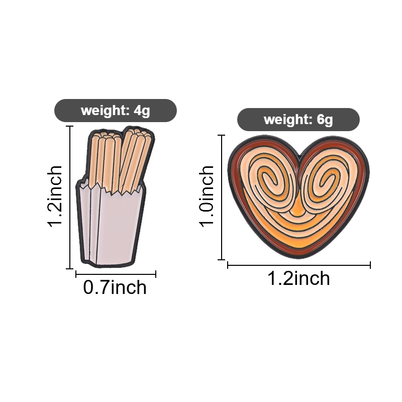 Funny Snack Enamel Pin, Churro - огляд і ціна Food Lovers Snacks