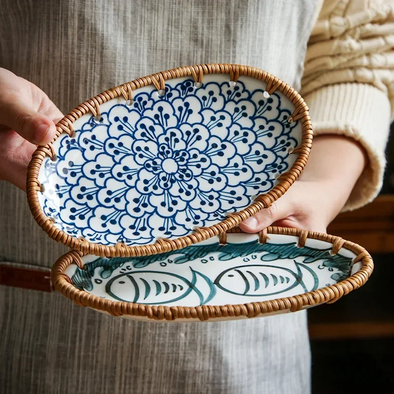 Japanese Rattan Woven Ceramic  - огляд і ціна Dry Food Snacks