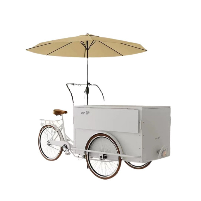 Human three-wheeled stall car  - огляд і ціна Food Snacks Brands