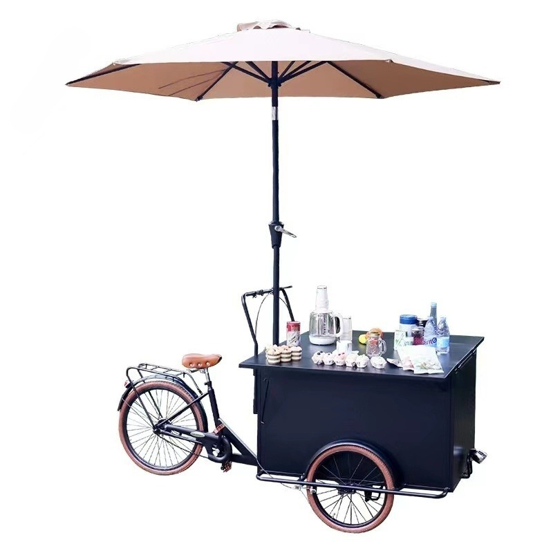 Human three-wheeled stall car  - огляд і ціна Food Snacks Brands